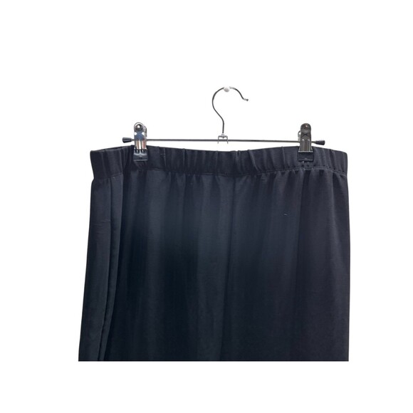 Susan Graver Pants Women's Size Large Petite Black Stretch Pull On Straight Leg - Picture 4 of 6